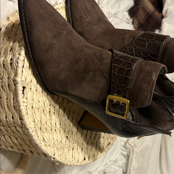 Vince Camuto Brown Leather Boots - Picture 10 of 10